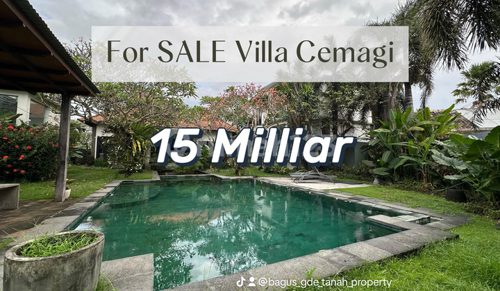 Luxury Villa For Sale – Only 1 Minute to Cemagi Beach