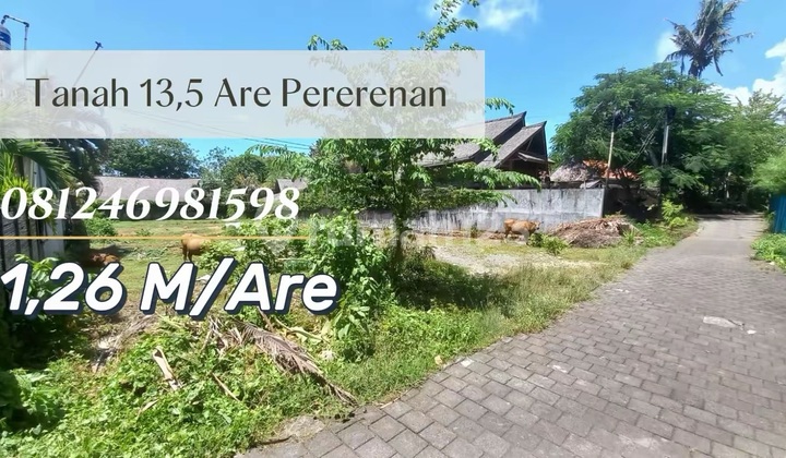 For Sale Tanah Premium Siap Bangun - Investasi Strategis di Kawasan Villa Pererenan