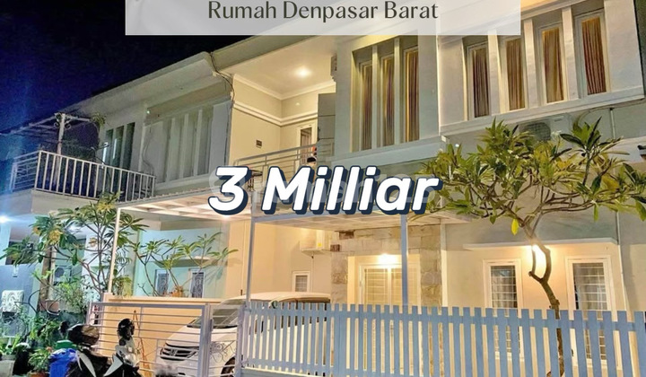Rumah Modern Minimalis Di Kawasan Elite Mahendradata, Denpasar Barat