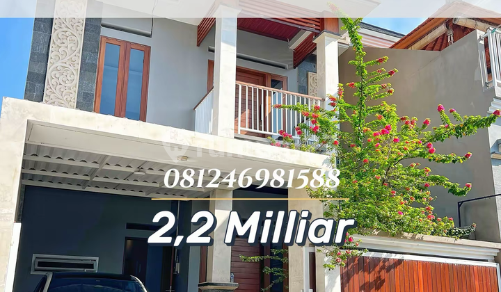For Sale - Rumah 2 Lantai Modern Minimalis Strategis Dekat Lapangan Lumintang