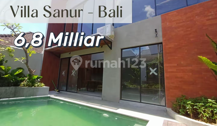 For Sale: Exclusive Modern Tropical Villa in Sanur - Elegant Design with Private Swimming Pool