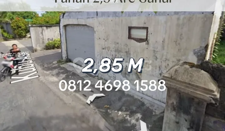 For Sale Tanah Rare Item Di Sanur - Luasan Kecil, Lokasi Strategis