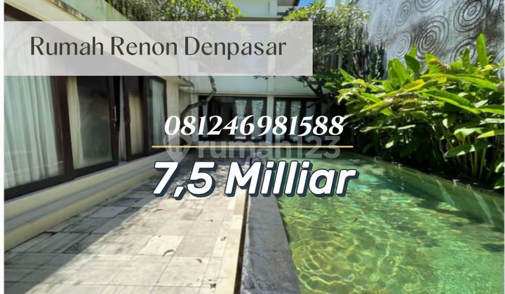 Rumah Semi Villa Mewah di Kawasan Premium Renon