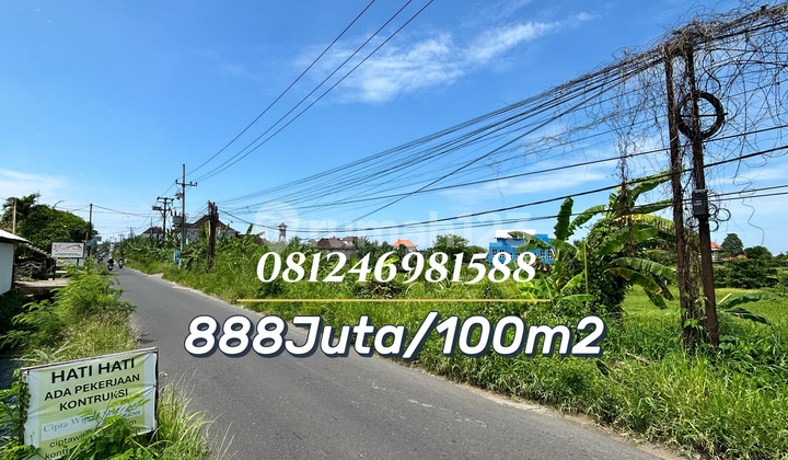 For Sale Tanah Global Premium Pinggir Jalan Utama - Investasi Kelas Atas Area Pantai Nyanyi