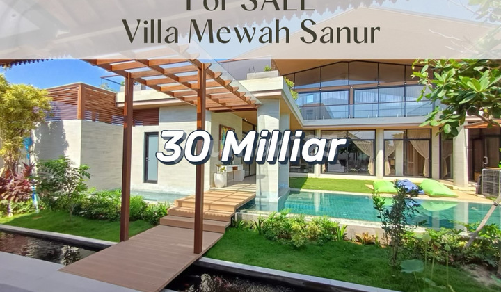 Luxury Brand New Villa With Sea View Near Sanur Beach
