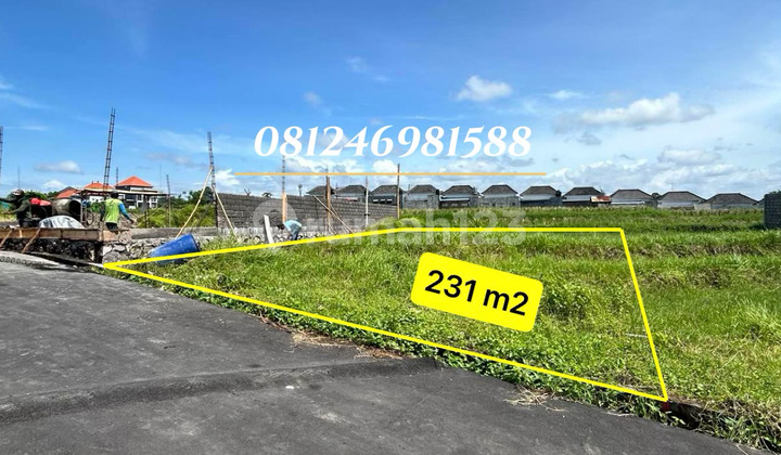 Tanah View Sawah Terdekat Canggu - Zona Kuning, Bebas Banjir Tanah View Sawah Terdekat Canggu - Zona Kuning, Bebas Banjir