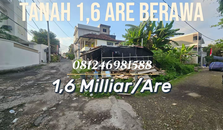 Tanah Kavling Premium di Semat Berawa - Hook, Akses Ganda, Siap Bangun Villa Tanah Kavling Premium di Semat Berawa - Hook, Akses Ganda, Siap Bangun Villa