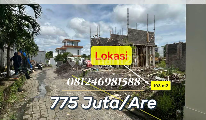 Tanah Strategis Lingkungan Villa Eksklusif di Munggu Bantas