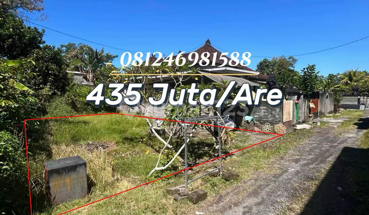 For Sale Strategic Land in the Exclusive Puri Ayodya Pandak Gede Tabanan Area