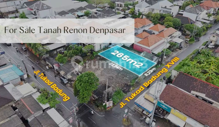 For Sale Prime Strategic Land Renon - 8 Meter Access, Ready to Build