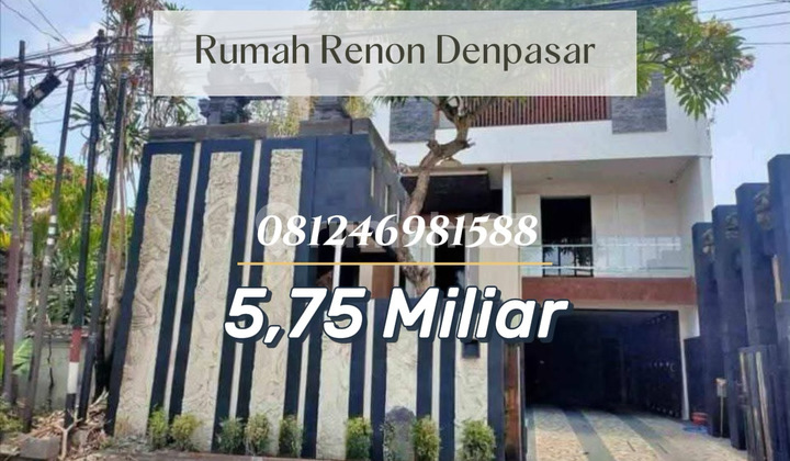 Turun Harga Drastis - Rumah Semi Villa Eksklusif di Renon