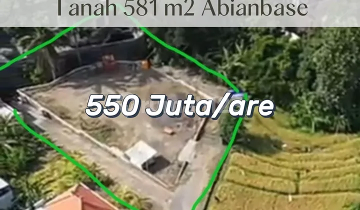 Tanah Siap Bangun Di Lokasi Strategis Abian Base, Badung