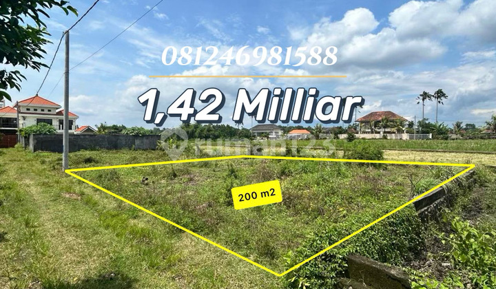 Tanah View Sawah Buwit Tabanan - Siap Bangun