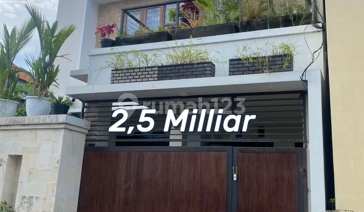 Dijual Rumah Semi Villa Strategis Di Jalan Sedap Malam, Dekat Sanur Dijual Rumah Semi Villa Strategis Di Jalan Sedap Malam, Dekat Sanur