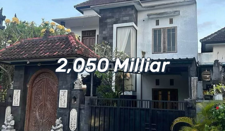 For Sale – Rumah Modern 2 Lantai Di Lokasi Strategis, Tibung Sari, Kebo Iwa, Kuta Utara – Bali