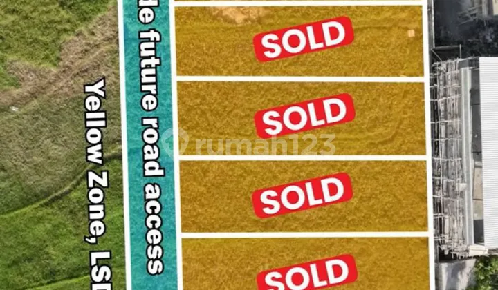 Lahan Strategis Dekat Pantai Nyanyi Lahan Strategis Dekat Pantai Nyanyi