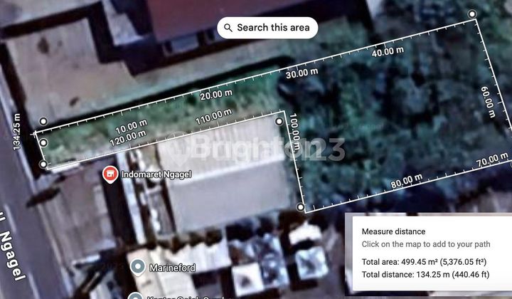 Raya Ngagel Nol Jalan Komersil Area, Best Deal!! 