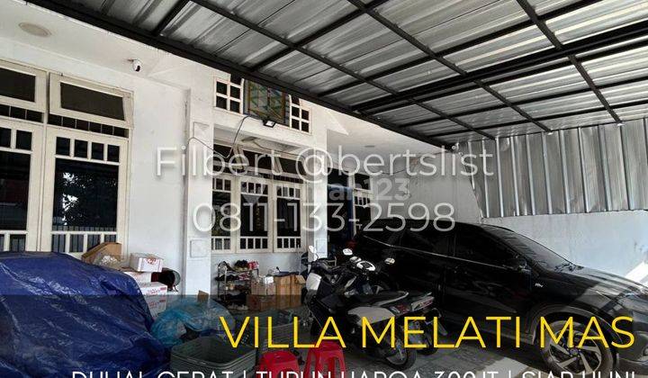 Dijual Cepat Bu Rumah 134m2 Plong Di Villa Melati Mas Serpong 1