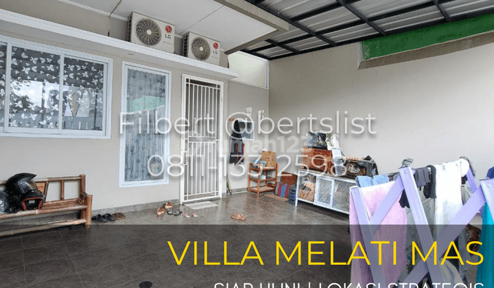 Dijual cepat rumah siap huni rapih di Melati Mas Serpong 1