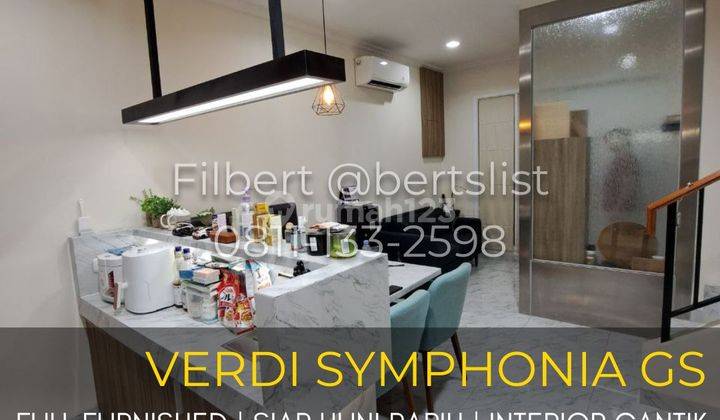 Murah Rumah Full Furnished Di Verdi Symphonia Gading Serpong 1