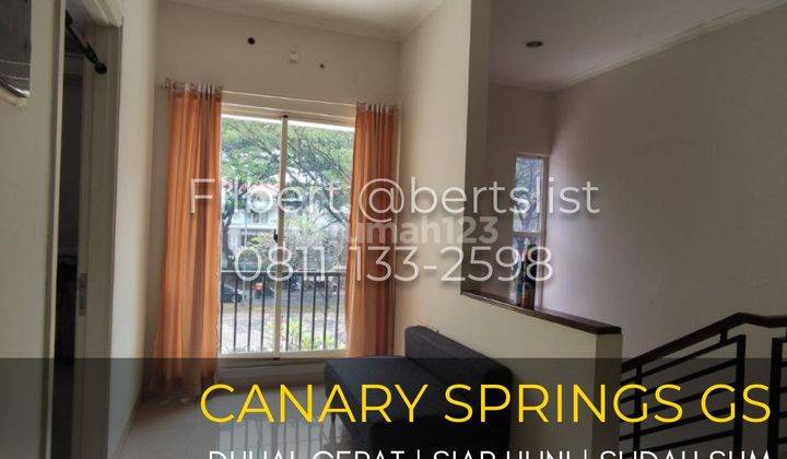 Rumah 163m2 siap huni di Cluster Canary Springs Gading Serpong 1