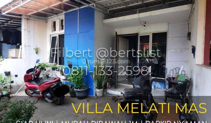 Jual cepat MURAH Rumah 90m2 siap huni di Melati Mas Serpong 1