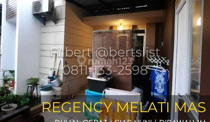 Rumah siap huni 90m2 MURAH di Regency Melati Mas Serpong 1