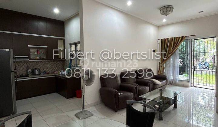 Rumah 200m2 FULL FURNISHED jalan lebar di Melati Mas Serpong 1