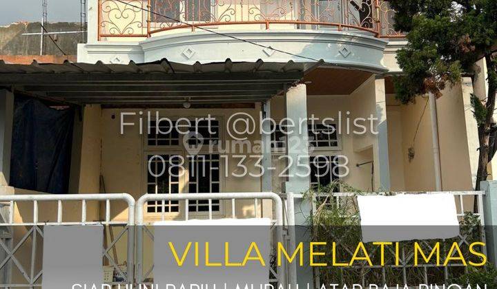 MURAH Rumah 96m2 siap huni rapih di Villa Melati Mas Serpong 1