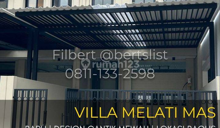 Rumah baru 100m2 cantik mewah di Villa Melati Mas Serpong 1