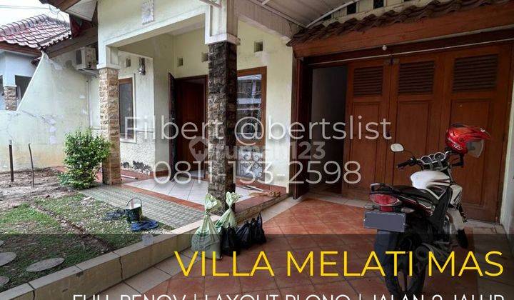 Rumah full renov 180m2 jalan 2 jalur di Melati Mas Serpong 1