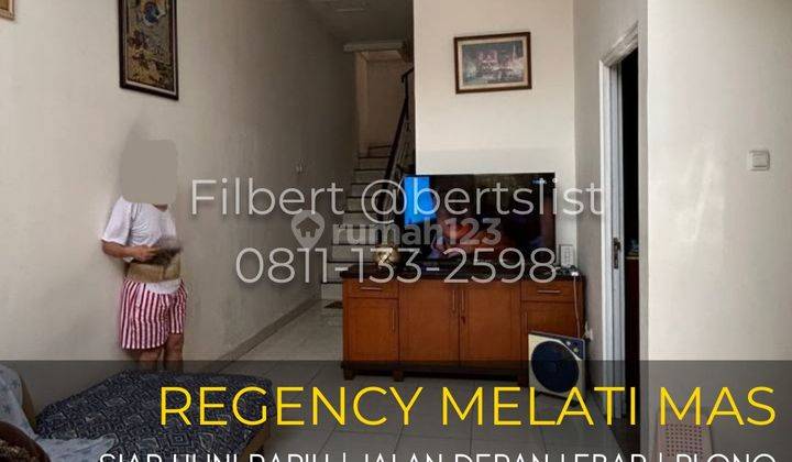 Rumah MURAH 97m2 rapih jalan depan lebar di Melati Mas Serpong 1