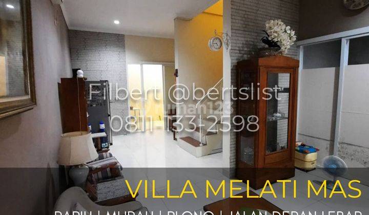 MURAH Rumah 90m2 rapih plong jalan lebar di Melati Mas Serpong 1