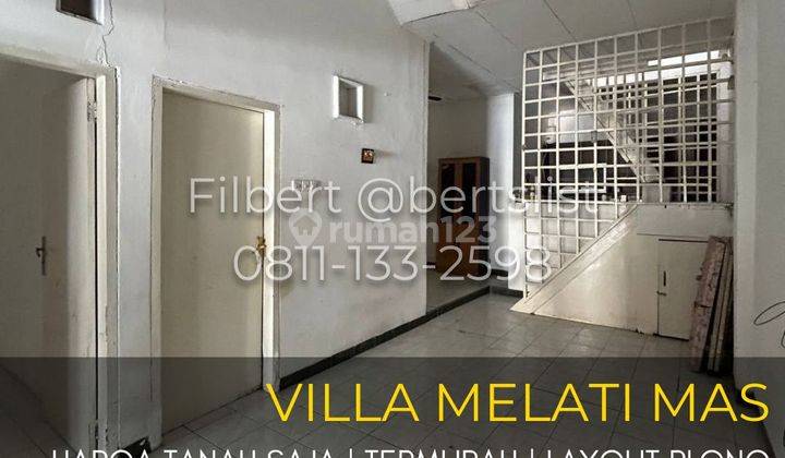 TERMURAH Rumah 90m2 harga kavling saja di Melati Mas Serpong 1