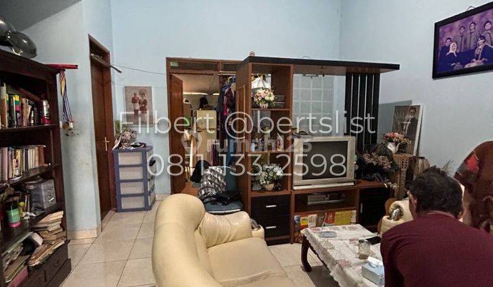 Rumah 140m2 harga kavling jalanan lebar di Melati Mas Serpong 1