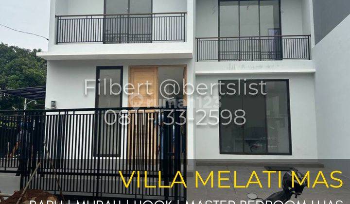 Murah Rumah 168m2 Baru Plong Cantik Di Villa Melati Mas Serpong 1