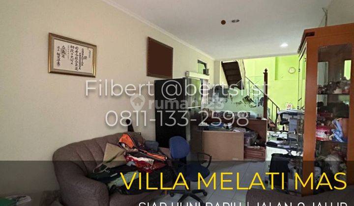 Rumah Rapih 150m2 Jalan 2 Jalur Di Villa Melati Mas Serpong 1