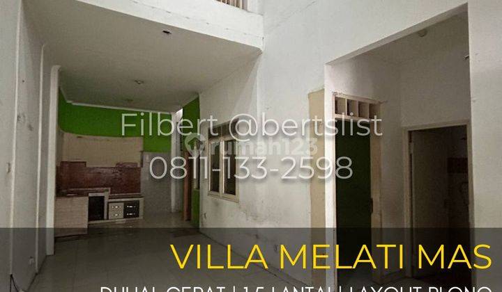 Dijual Cepat Rumah 90m2 1,5 Lantai Plong Di Melati Mas Serpong 1