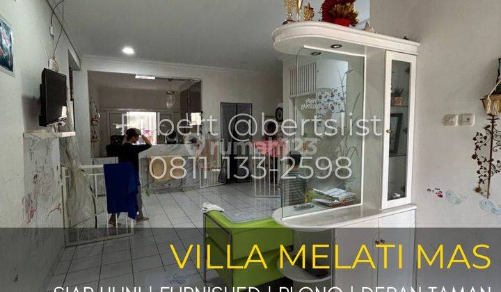 Rumah Siap Huni 200m2 Depan Taman Di Villa Melati Mas Serpong 1