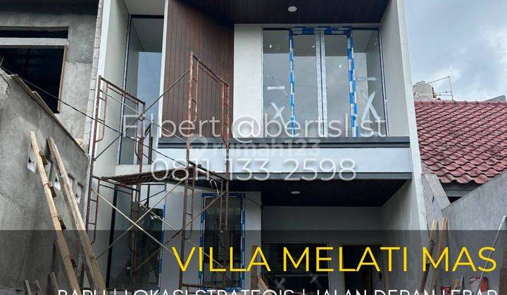 Rumah Baru 88m2 Jalanan Lebar Plong Di Villa Melati Mas Serpong 1