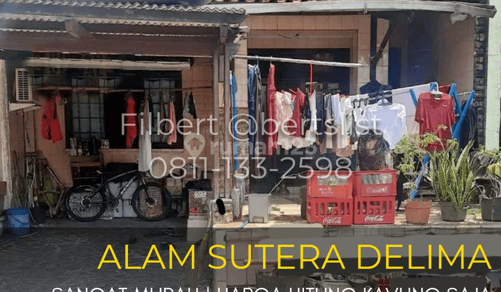 Jual Cepat Rumah 124m2 Sangat Murah Di Alam Sutera Delima 1