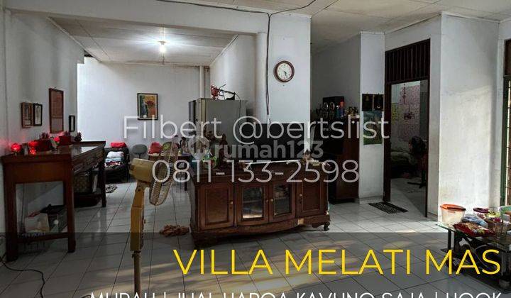 Murah Rumah 213m2 Hook Jalan 2 Jalur Di Villa Melati Mas Serpong 1