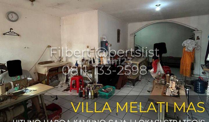 Rumah 135m2 Harga Kavling Saja Di Villa Melati Mas Serpong 1