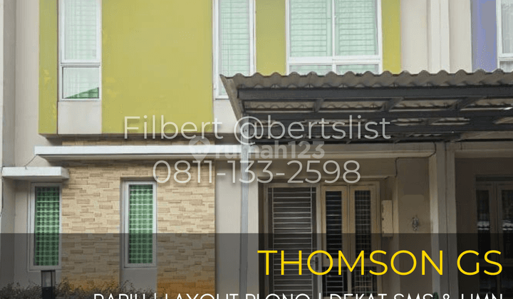 Rumah Rapih 77m2 Plong Sudah Shm Di Thomson Gading Serpong 1