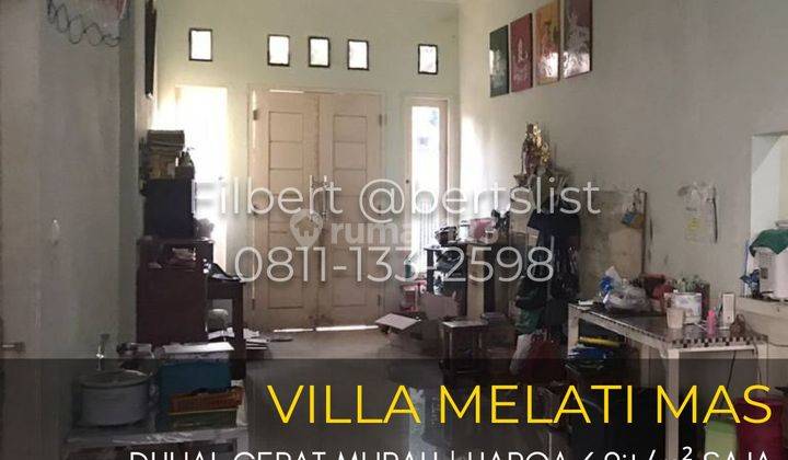 Murah Rumah 390m2 Harga Kavling Di Villa Melati Mas Serpong 1