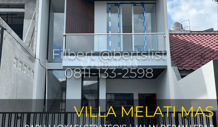 Rumah Baru 88m2 Jalanan Lebar Plong Di Villa Melati Mas Serpong 1