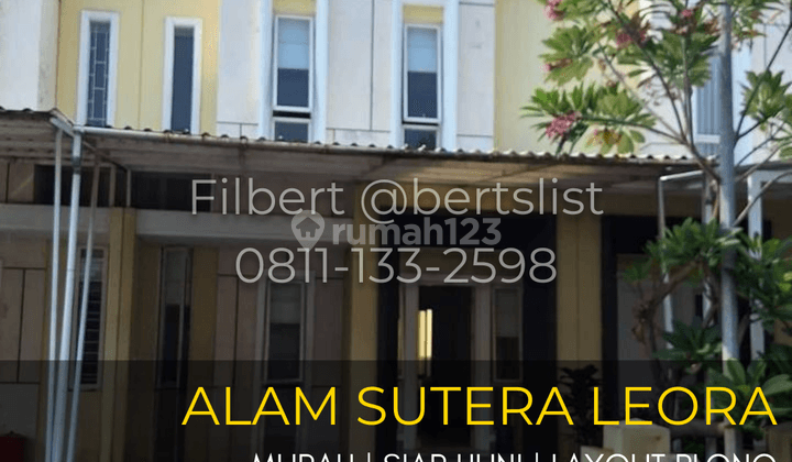 Murah Rumah 96m2 Siap Huni Lokasi Strategis Di Alam Sutera Leora 1