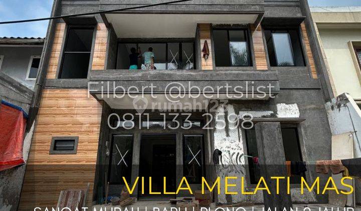 Murah Rumah 180m2 Baru Jalan 2 Jalur Di Villa Melati Mas Serpong 1