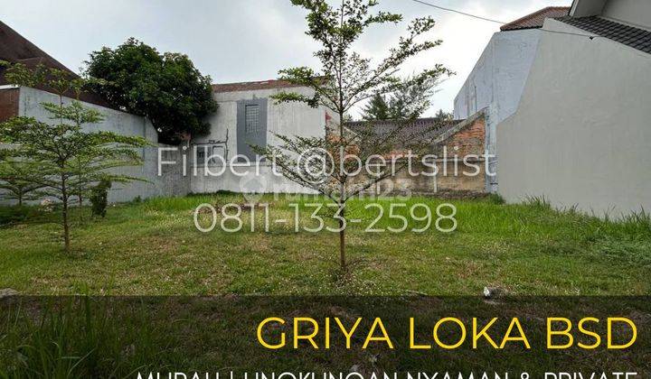 MURAH Kavling 366m2 Lokasi Bagus di Griya Loka BSD Serpong 1