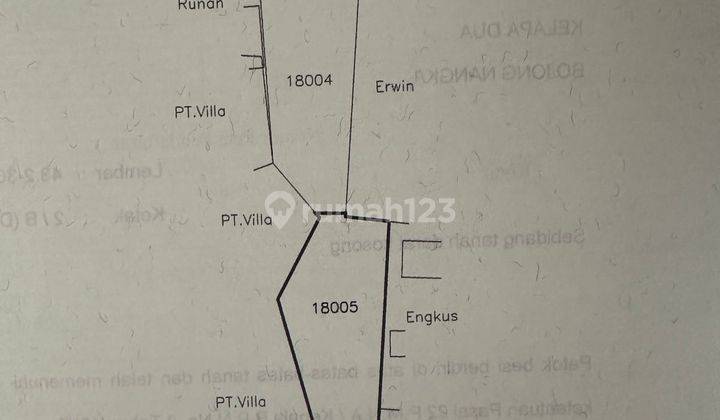 Dijual kavling luas 1600 curug Tangerang  1